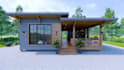 design tiny house, 3d modular home, cabin and shed design
