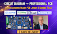 convert your circuit diagram into professional pcb layout and gerber files