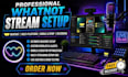 setup whatnot stream on obs and fix all live streaming issues