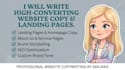write high converting SEO website content and landing pages