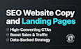 write SEO website copy and high converting landing pages
