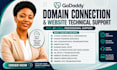 domain connection, setup domain and website bug fixes