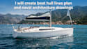 create boat hull lines plan and naval architecture drawings