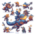 pixel art creations, animations and character design