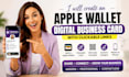 create an apple wallet digital business card with clickable links