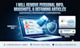 remove personal information from google, remove dafaming articles, mugshots