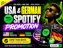 do USA spotify promotion ads and german spotify campaign