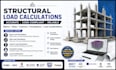 do structural load calculations for beams, slabs, columns, and foundation