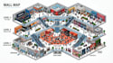 l design a shopping mall or hospital wayfinding map