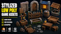 create lowpoly 3d models for games and animation