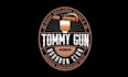 design tommy gun bourbon club logo