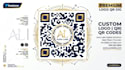 design a custom,static qr code with your brand logo