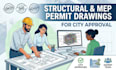 create structural mep permit drawings in tennessee ohio michigan