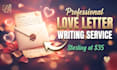 write an emotional love letter for your special person