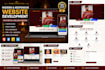 build a modern responsive business website
