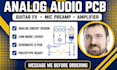 design pcb audio  amplifier circuits, fritzing and smart audio hardware