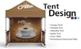 design tent, table cover, flag and canopy tent