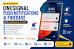 fix issues integrate onesignal push notifications, firebase into android ios app