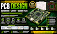 create pcb layout, circuit schematic and manufacturing files