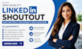 2m linkedin audience,  influencer shoutout  brand promotion