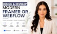 design webflow website, develop framer website, figma to webflow for business