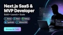 be your next js developer for saas and startup mvp development