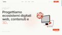 create an interactive 3d hero section for your website