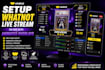 setup whatnot live stream on obs with animated overlays