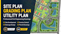 design site plan, grading plan, erosion control and utility plan