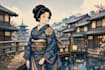 draw anime japanese old style design
