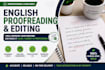 proofread and edit your english documents