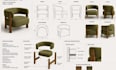 design professional 3d cad furniture, bed, sofa, mattress and chair models