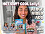 create ai ugc ads,create an ai cinematic product video ad