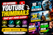 make modern youtube thumbnail designs