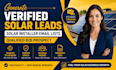 generate verified solar leads solar installer email lists qualified b2b prospect