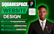 design squarespace website, figma to squarespace, wix to wordpress, squarespace