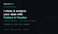 clean and analyze your data using python and pandas