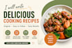 write a delicious cooking recipe with easy step
