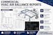 do air balance report and duct airflow sizing for hvac systems