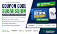submit coupon code submission promo code deal promotion voucher discount code