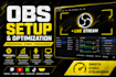 setup and optimize obs studio for professional live streaming