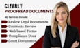 review and proofread your document professionally