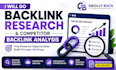 do research and competitor backlink analysis