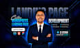 design wordpress landing page, sales funnel, one page website design