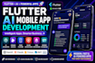 develop flutter ai mobile app with openai, claude and firebase