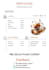 design a professional restaurant menu and cafe menu