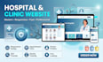 create a professional hospital or clinic website
