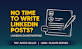 ghostwrite linkedin posts for founders, coaches, and consultants