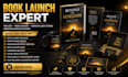book launch package book trailer merch design unboxing content video