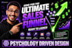 design a high converting landing page and sales funnel